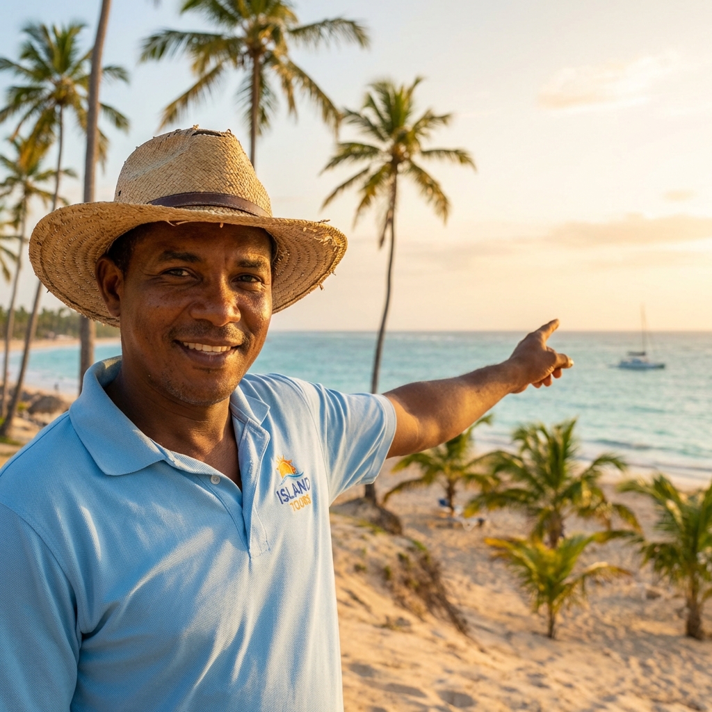 Guía turístico de La Palma Tours VIP dando la bienvenida